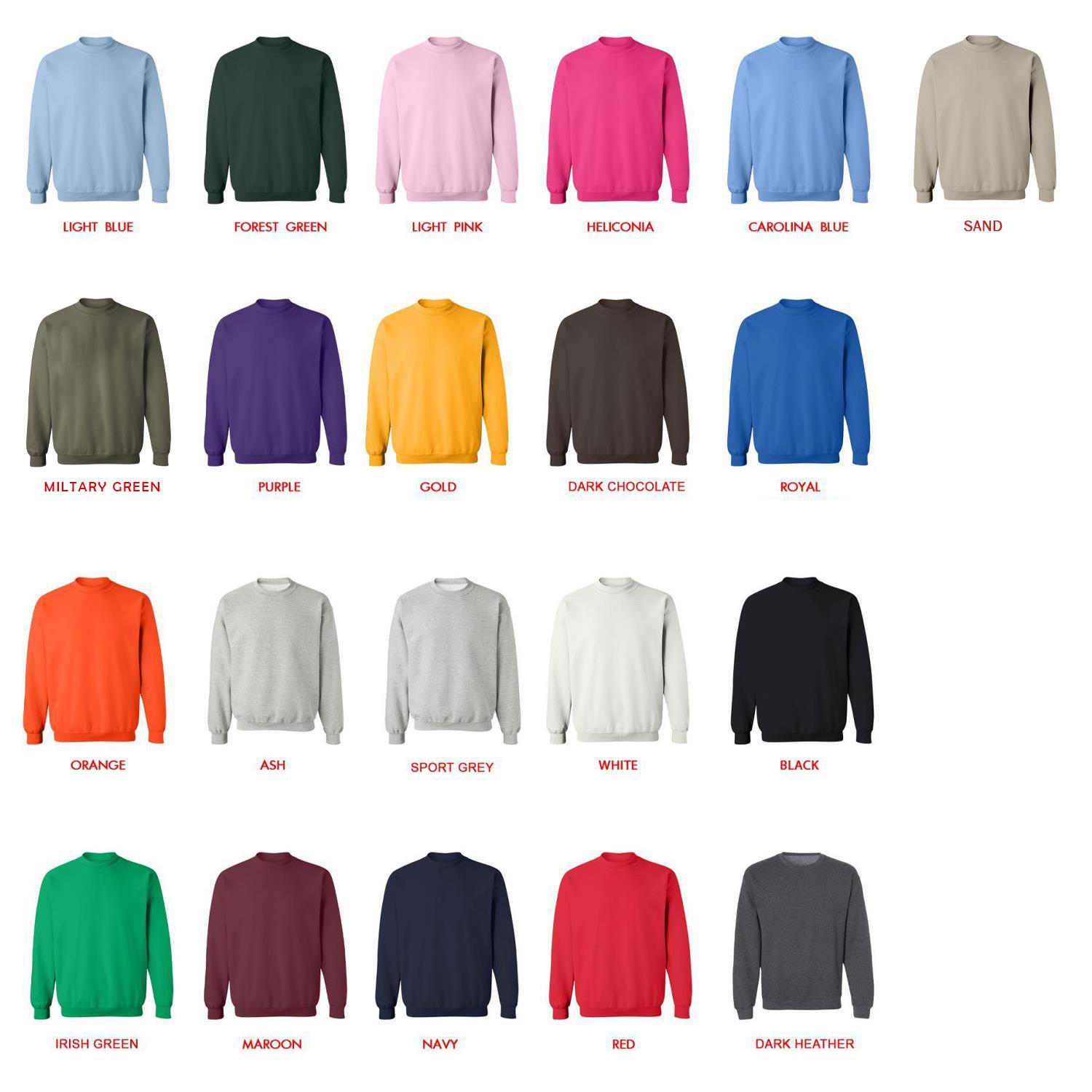 sweatshirt color chart - Monster Hunter Shop