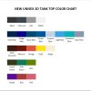 tank top color chart - Monster Hunter Shop